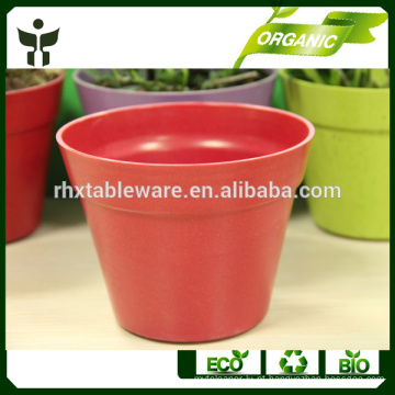 Vasos de plantas de fibra de bambu